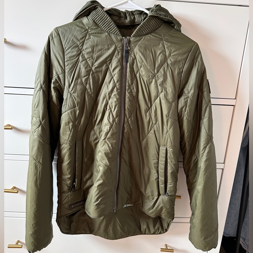 Columbia Bomber Jacket - Khaki Green Women’s XS